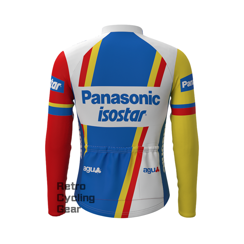 1980s Panasonic Fleece Retro Long Cycling Kits