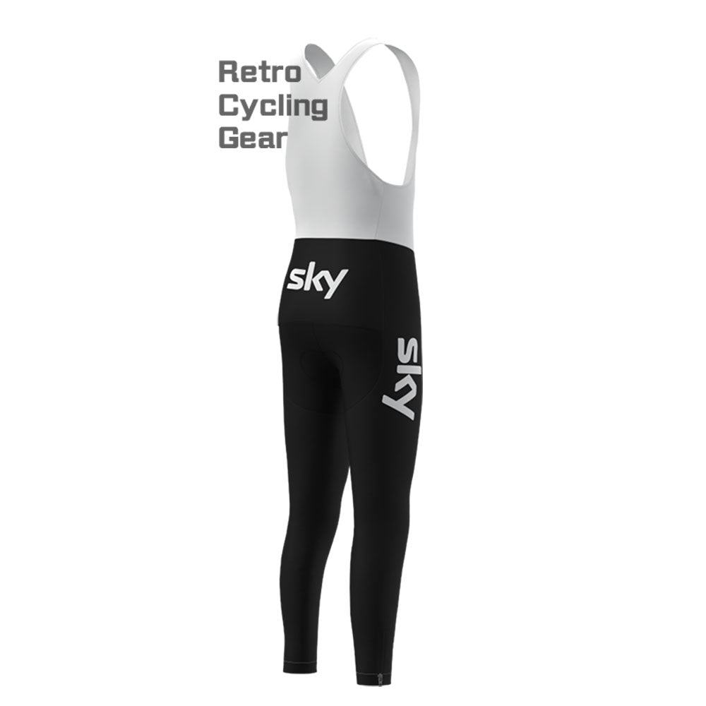 2016 black sky Fleece Retro Long Cycling Kits