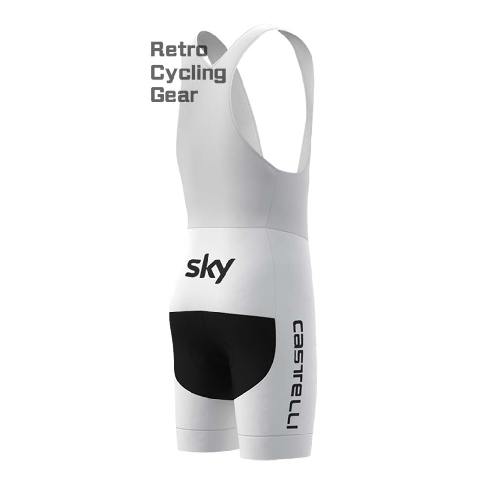 2018 white sky Retro Short Sleeve Cycling Kits