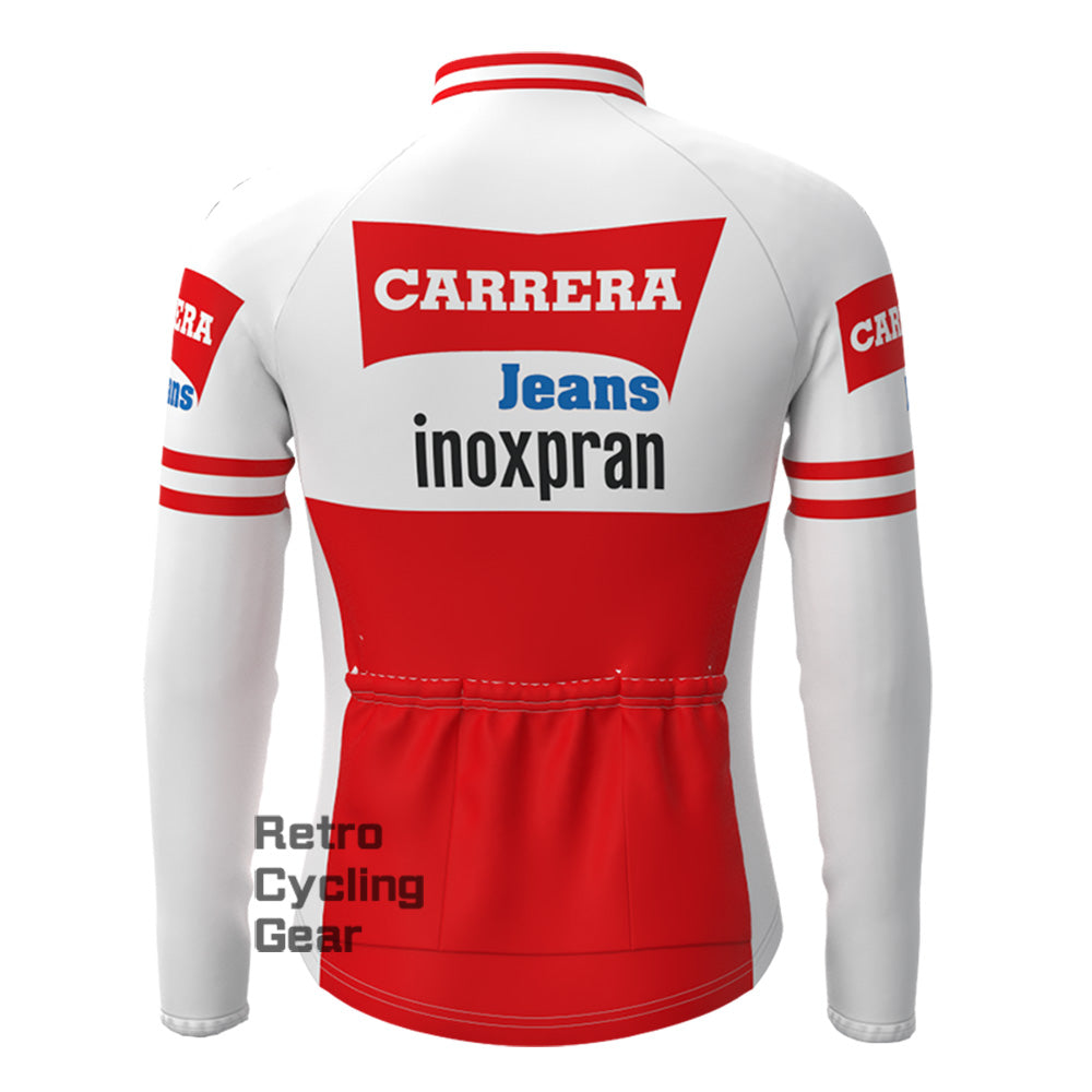 1984 CARRERA Fleece Retro Long Sleeves Jerseys