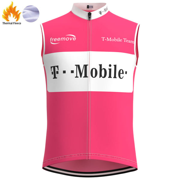 T-Mobile Fleece Retro Cycling Vest