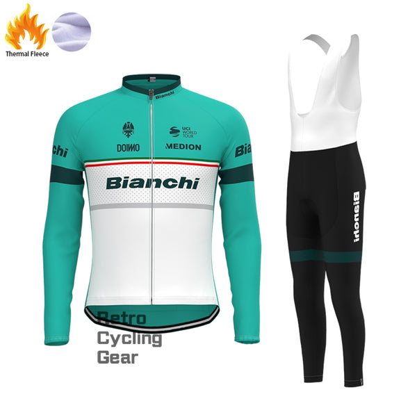 uci  Bianchi Fleece Long Cycling Kits