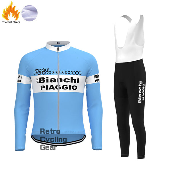 1983 Bianchi Fleece Retro Long Cycling Kits