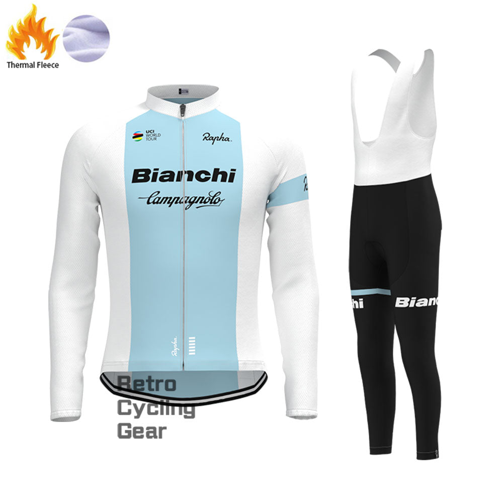 uci Campagnolo  Bianchi Fleece Long Cycling Kits