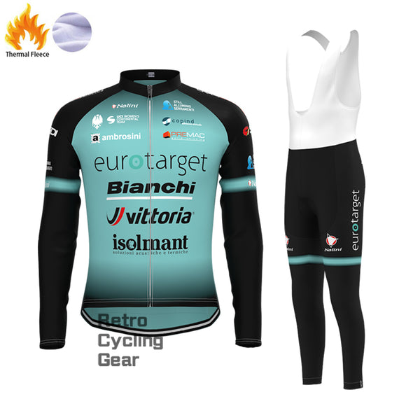 2020 Bianchi Fleece Long Cycling Kits