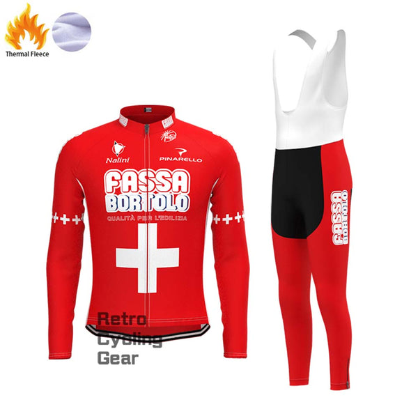 FASSA BORTOLO Fleece Retro Long Cycling Kits