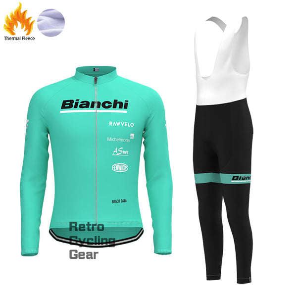 2021 Bianchi Fleece Retro Long Cycling Kits