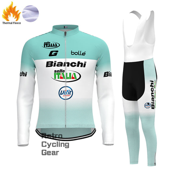 Selle Italia Bianchi Fleece Long Cycling Kits