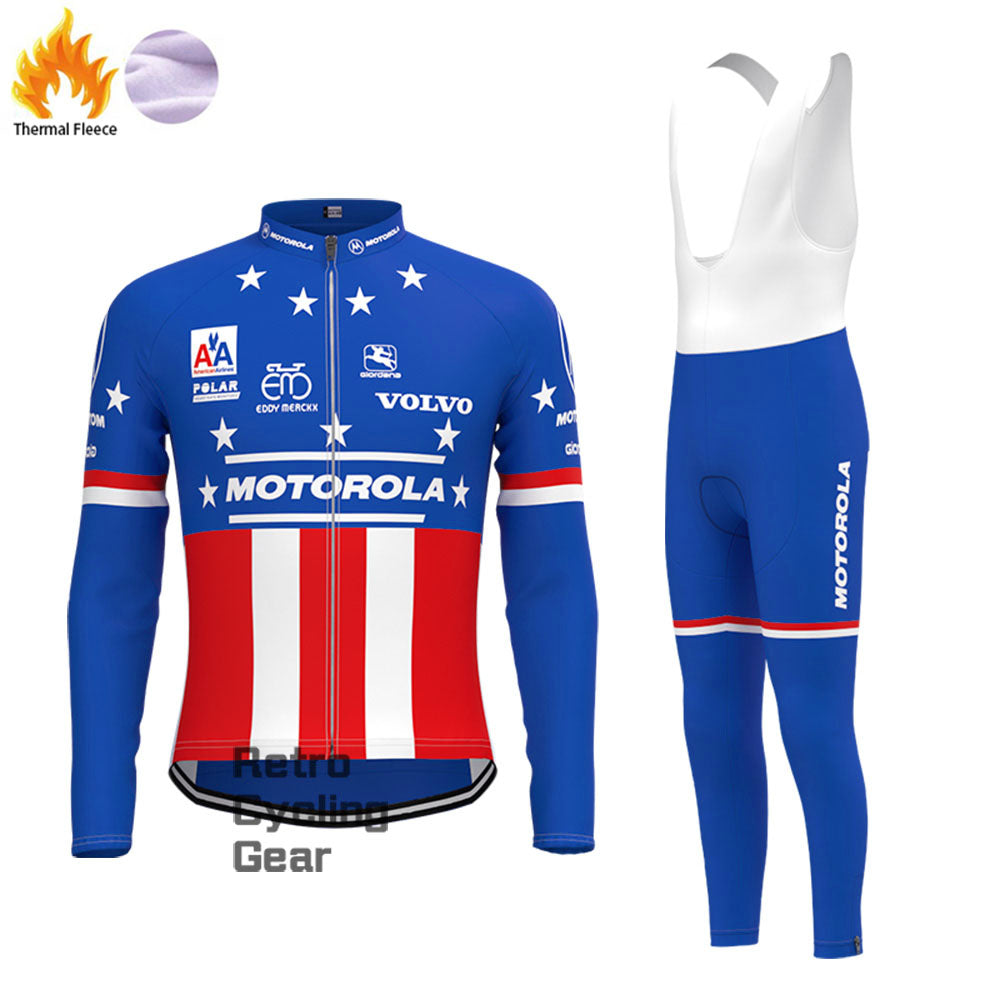 MOTOROLA Fleece Retro Long Cycling Kits