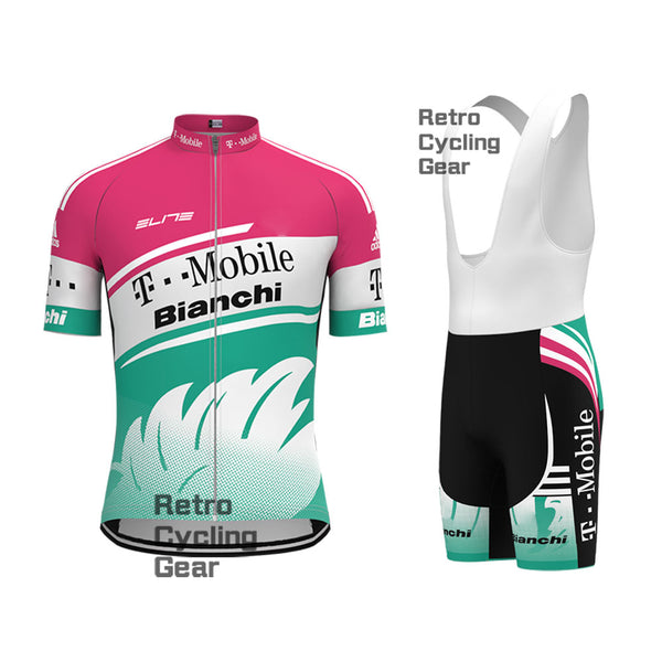 T-Mobile Bianchi Retro Short Sleeve Cycling Kits