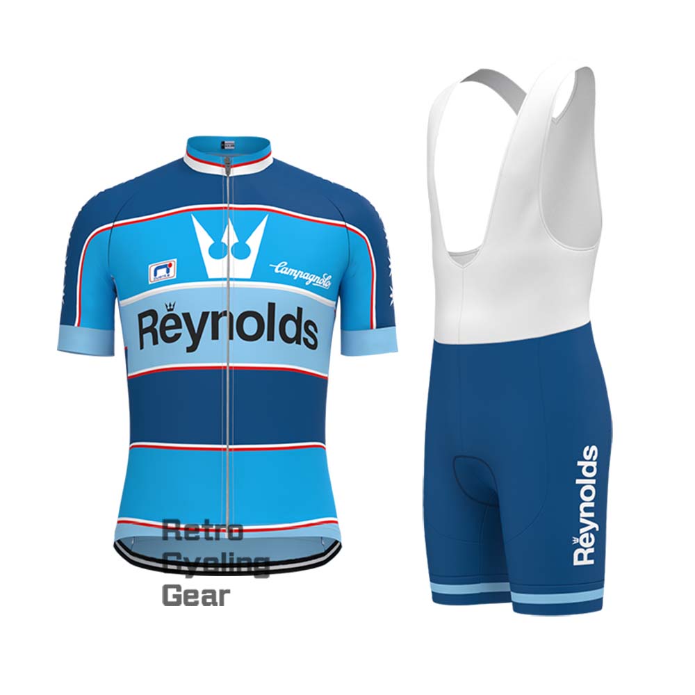 1990s blue Reynolds Retro Short Sleeve Cycling Kits