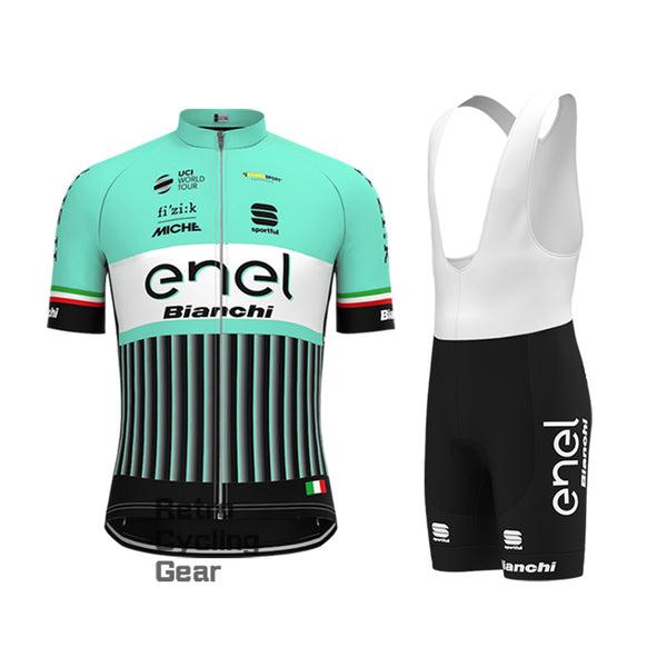 Enel  Bianchi Short Sleeve Cycling Kits