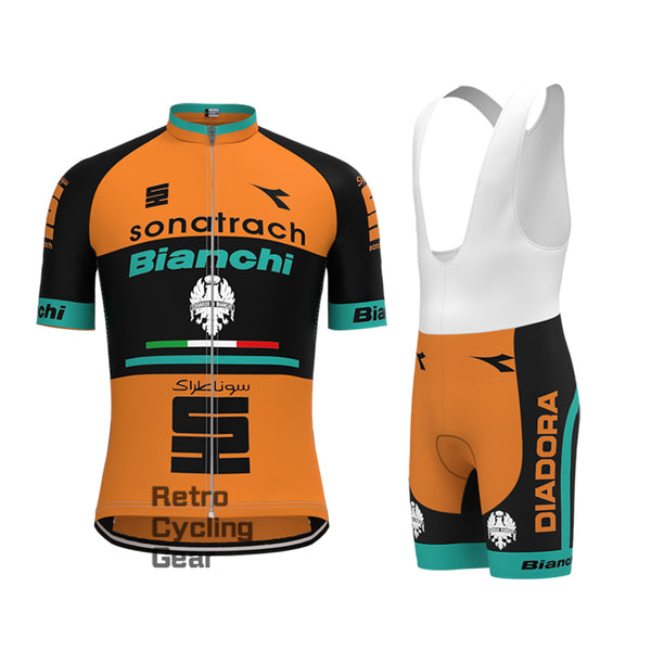 Sonatrach Bianchi Short Sleeve Cycling Kits