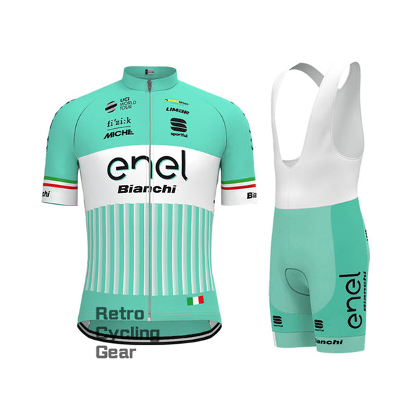 2017 Enel  Bianchi Short Sleeve Cycling Kits