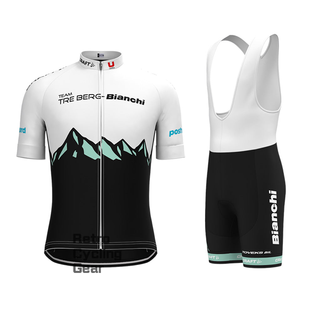 2016 Bianchi Retro Short Sleeve Cycling Kits