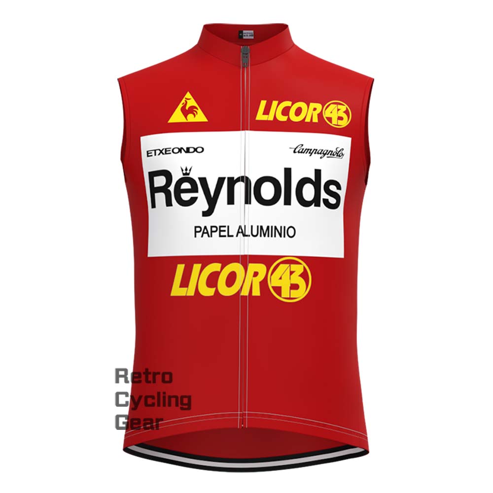 Red Reynolds Retro Short Sleeve Cycling Kits