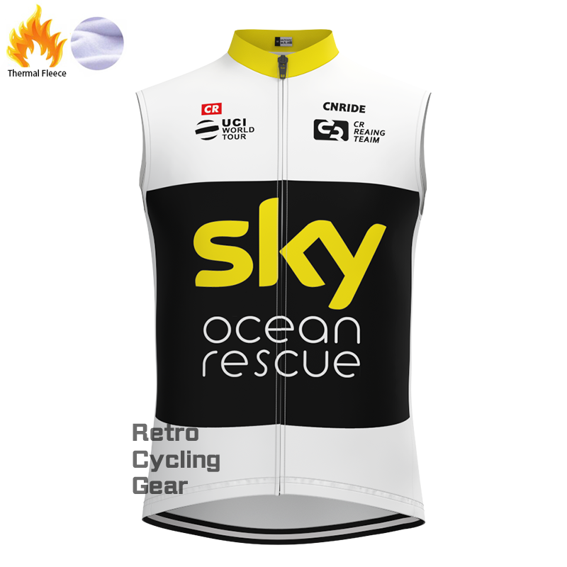 2018 sky Fleece Retro Long Cycling Kits