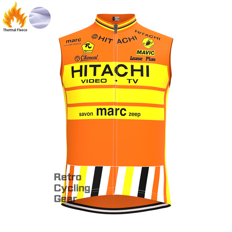 HITACHI Fleece Retro Long Cycling Kits