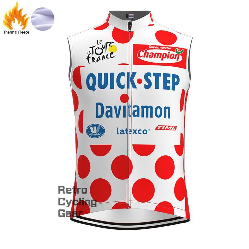 QUICK STEP Fleece Retro Cycling Vest