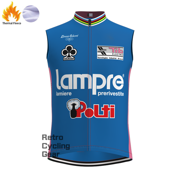 2013 lampre Fleece Retro Cycling Vest