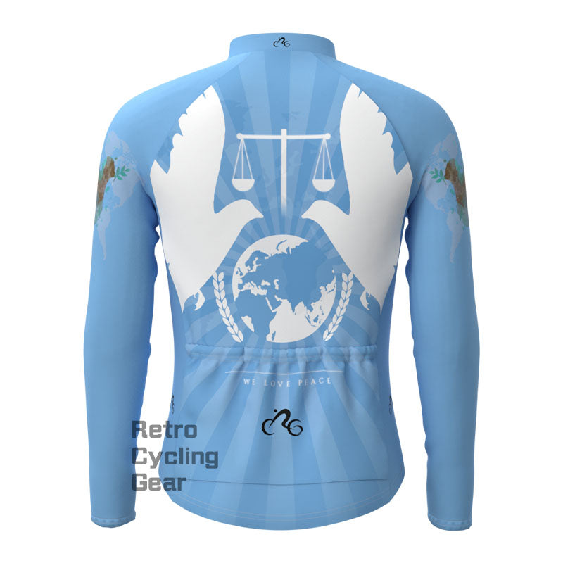 Peace dove Fleece Long Sleeve Jersey