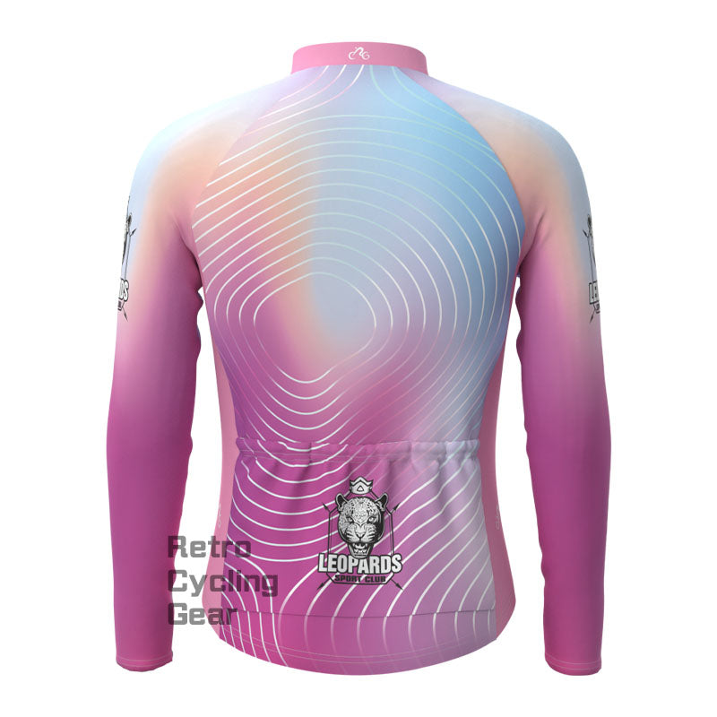 Gradient color Fleece Long Sleeve Jersey