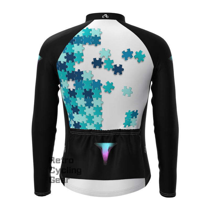 Saw Puzzle Fleece Long Sleeve Jersey