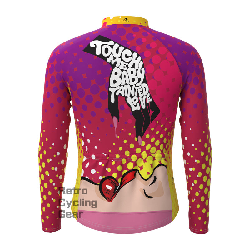 Red woman Long Sleeve Jersey