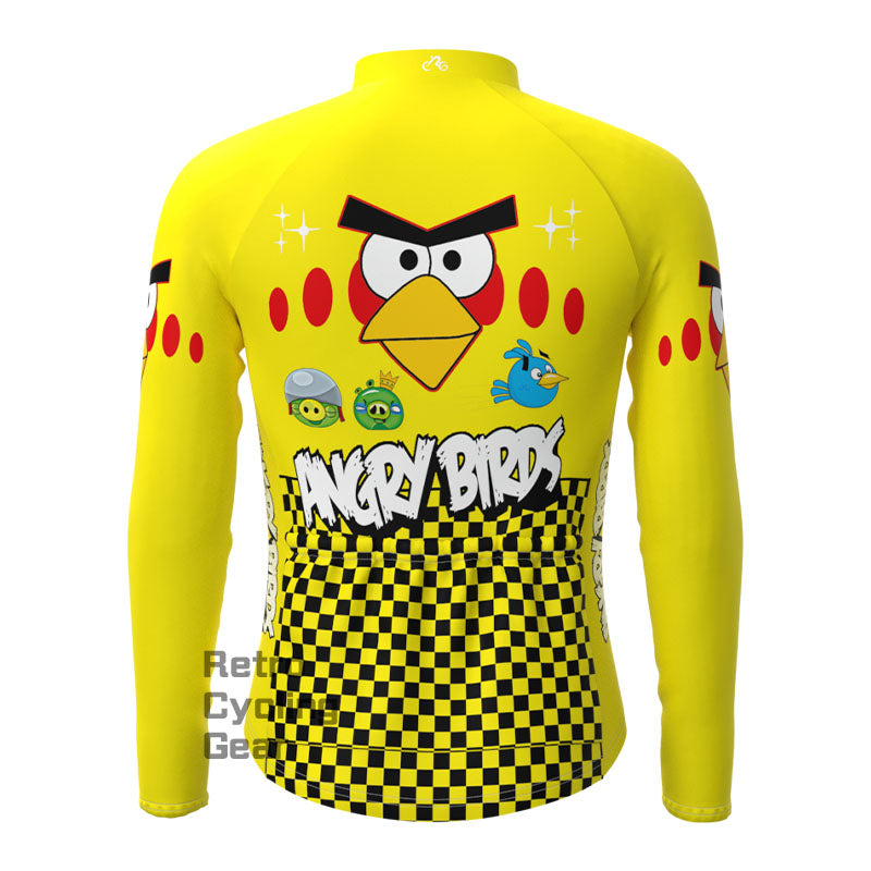 yellow bird Fleece Long Sleeve Jersey