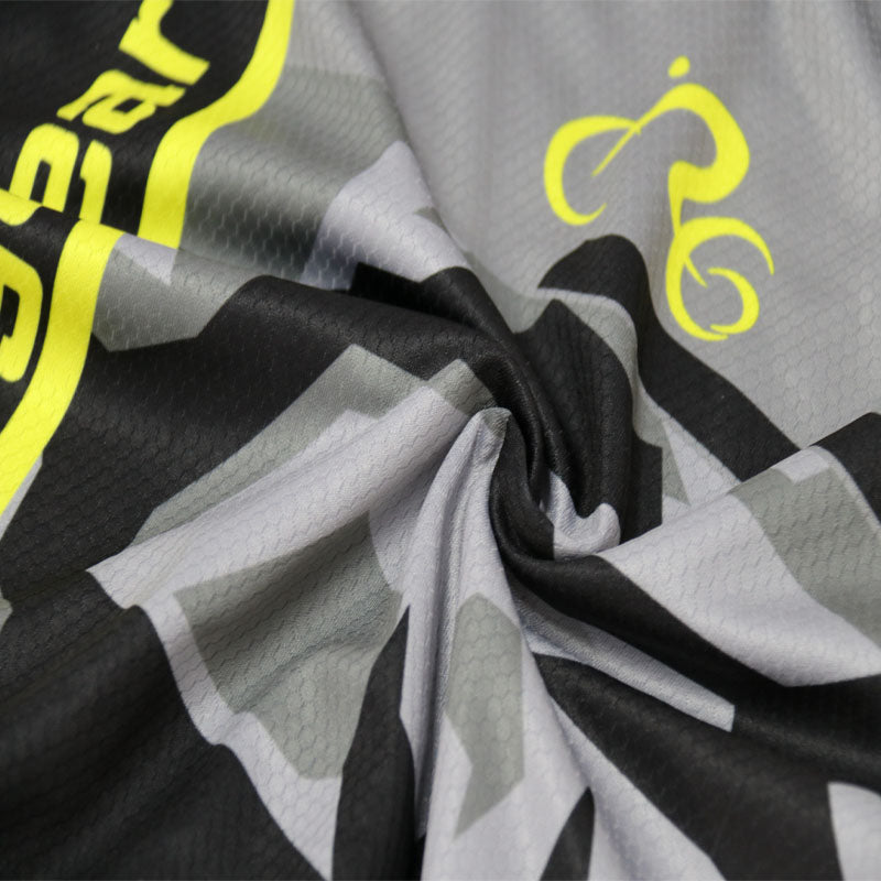 Yellow-ADR Retro Short Sleeve Cycling Jersey