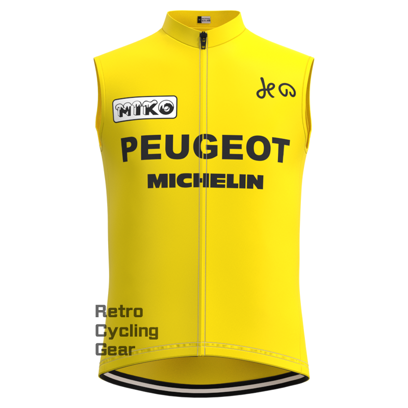 Peugeot Yellow 2 Retro Long Sleeve Cycling Kit