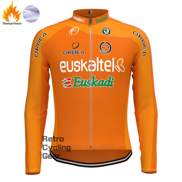 2009 euskadi Fleece Retro Long Sleeves Jerseys