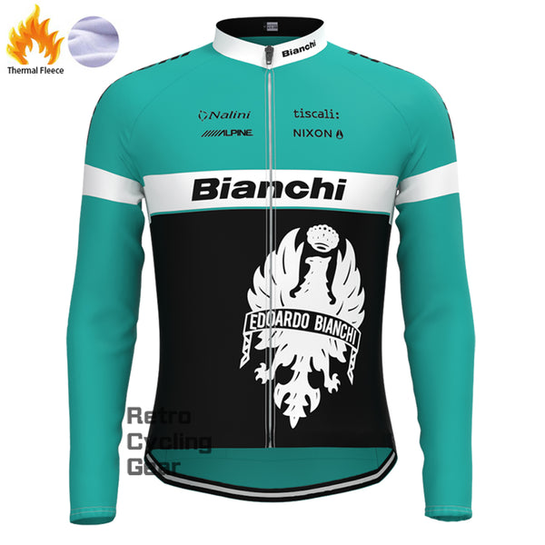 Team  Bianchi Fleece Long Sleeves Jerseys