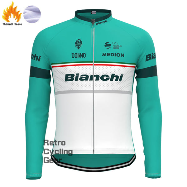 uci  Bianchi Fleece Long Sleeves Jerseys