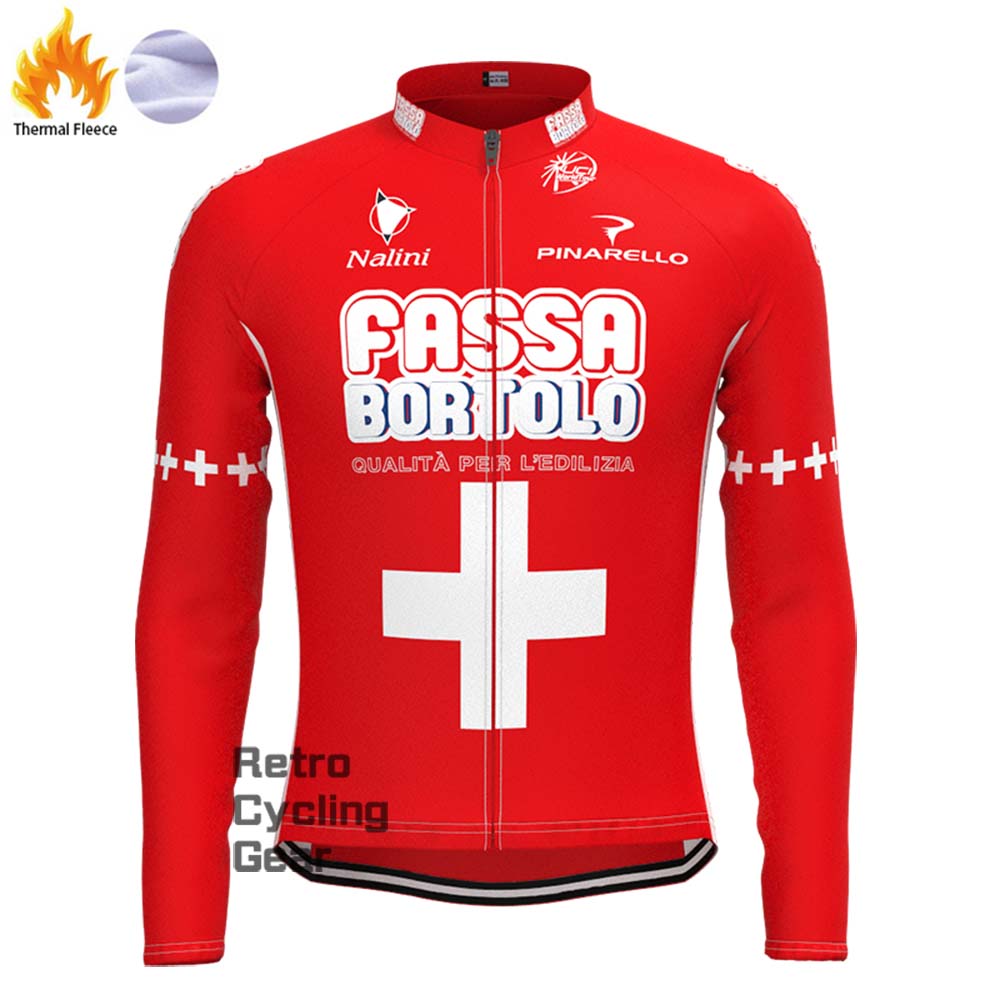 FASSA BORTOLO Fleece Retro Long Cycling Kits