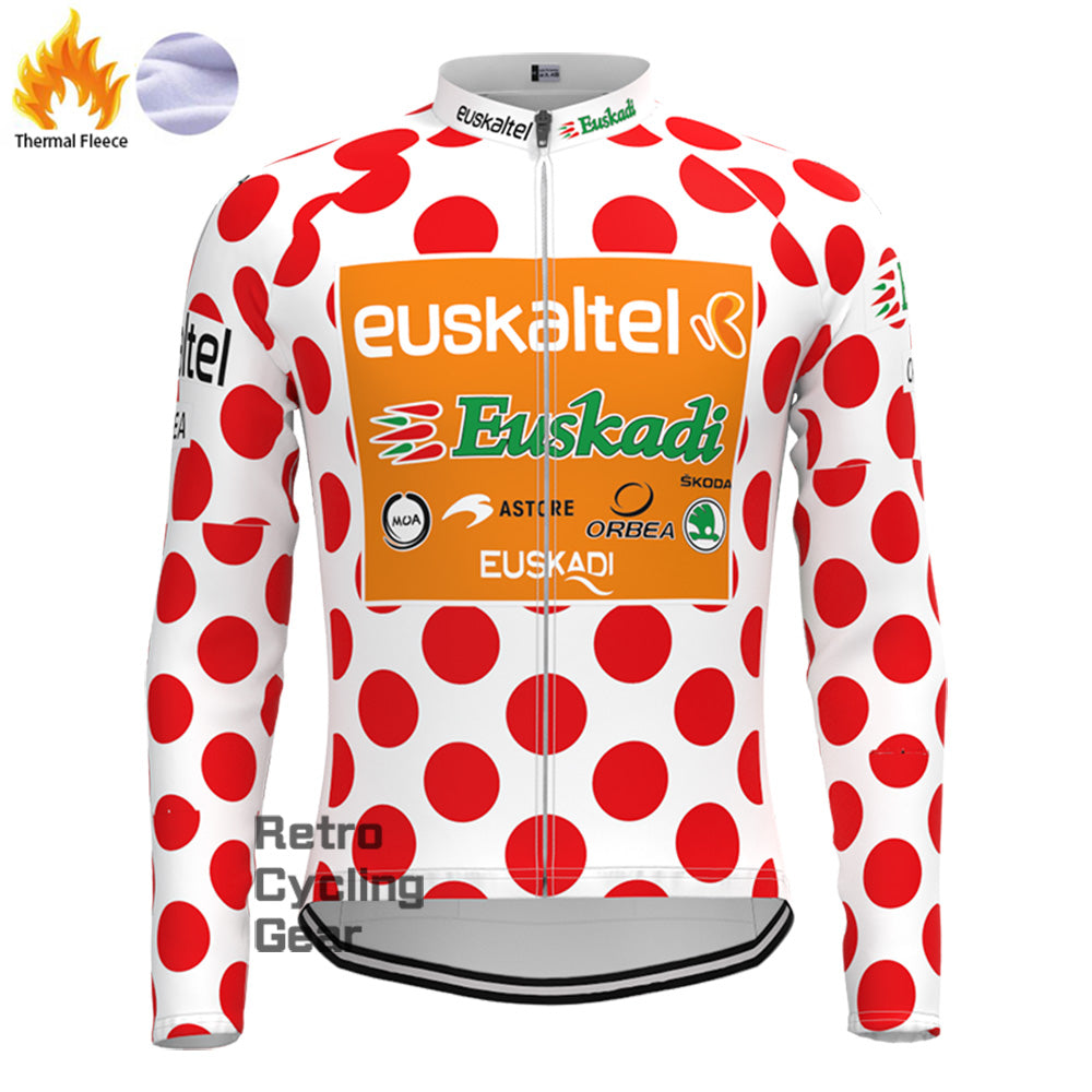 euskaltel Fleece Retro Long Sleeves Jerseys