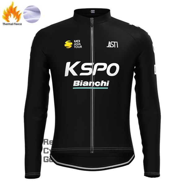 2018 Bianchi Fleece Retro Long Sleeves Jerseys