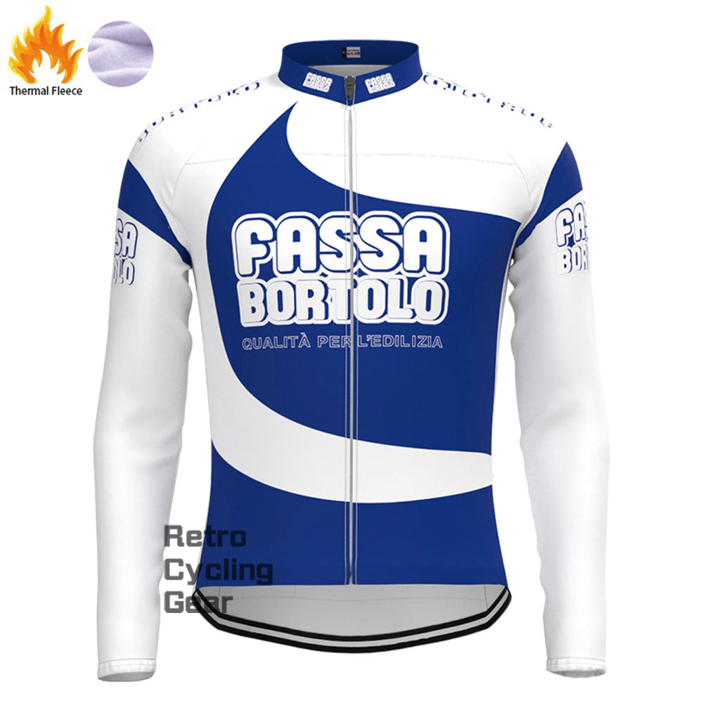 2004 Fassa Bortolo Fleece Retro Long Cycling Kits