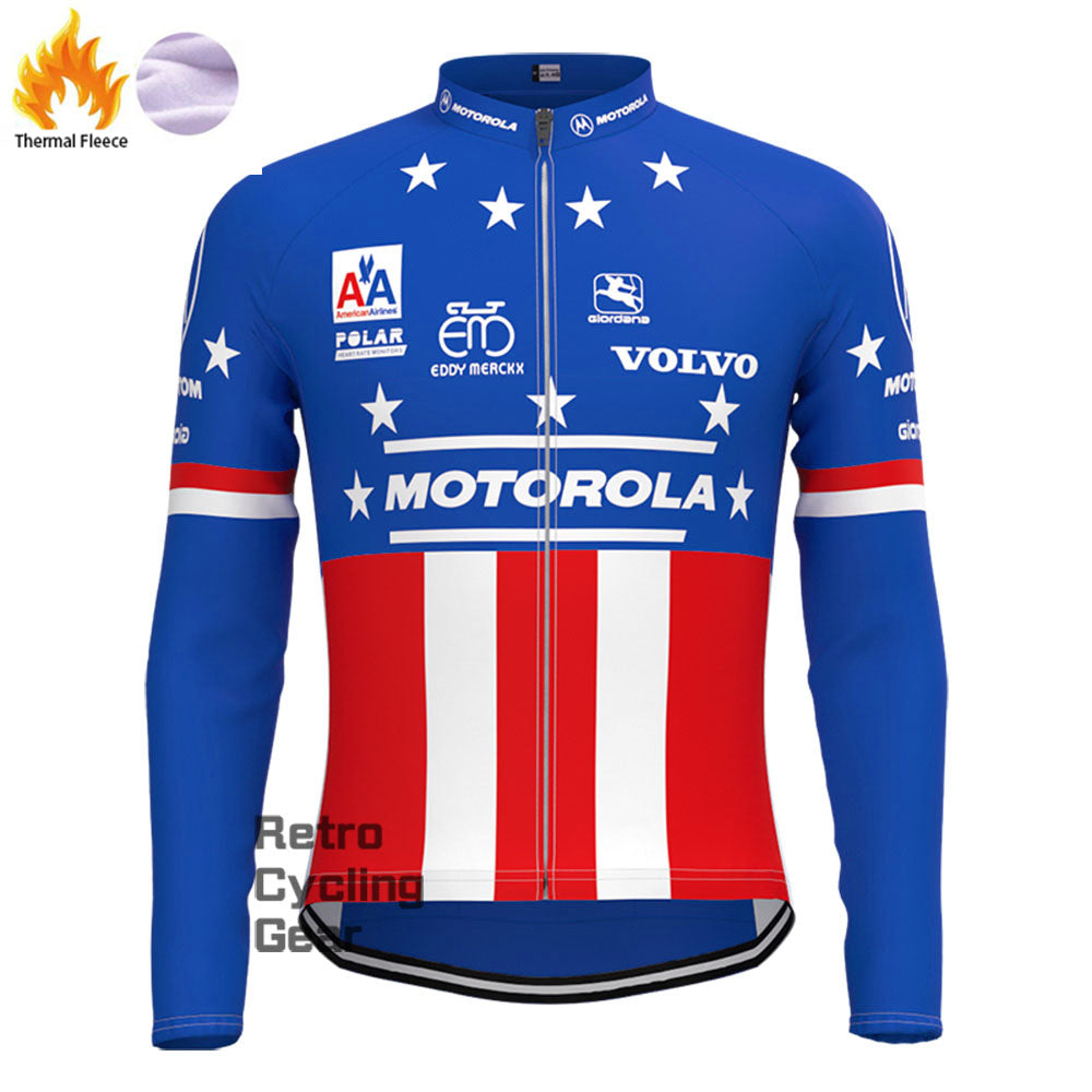 MOTOROLA Fleece Retro Long Sleeves Jerseys