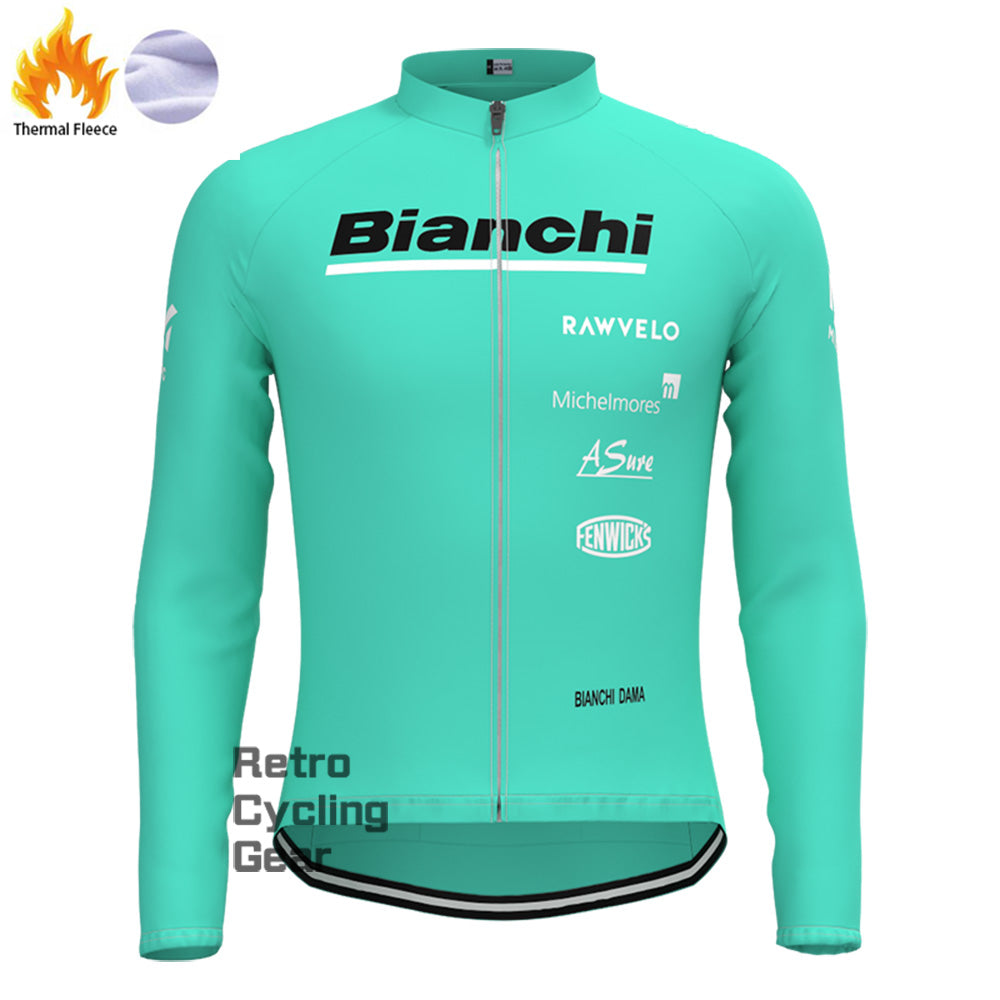 2021 Bianchi Fleece Retro Long Cycling Kits