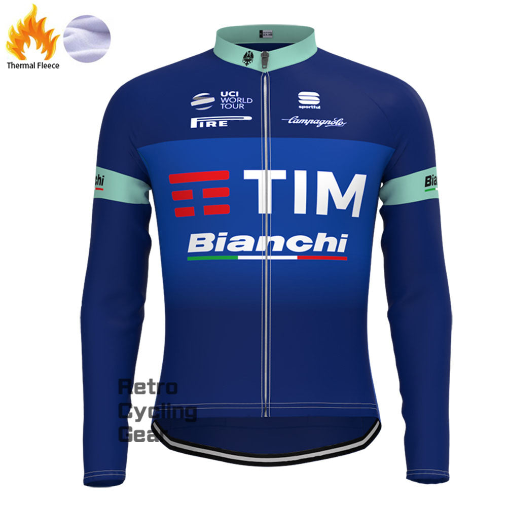 TIM Bianchi Fleece Long Sleeves Jerseys