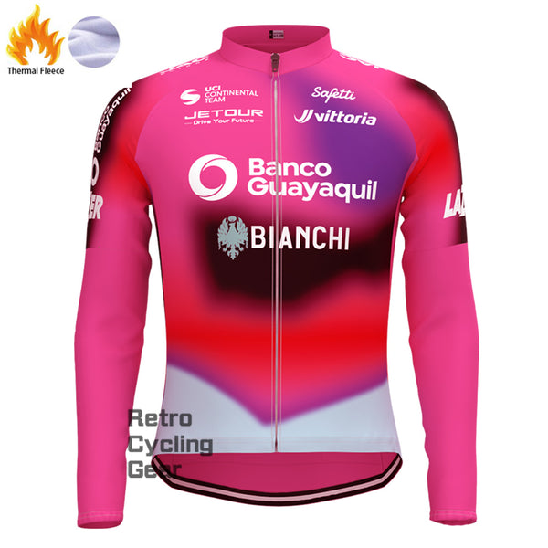 2024 Bianchi Fleece Retro Long Sleeves Jerseys