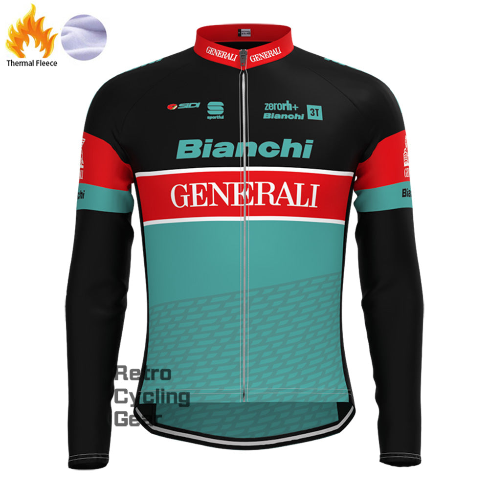 Generali  Bianchi Fleece Long Cycling Kits