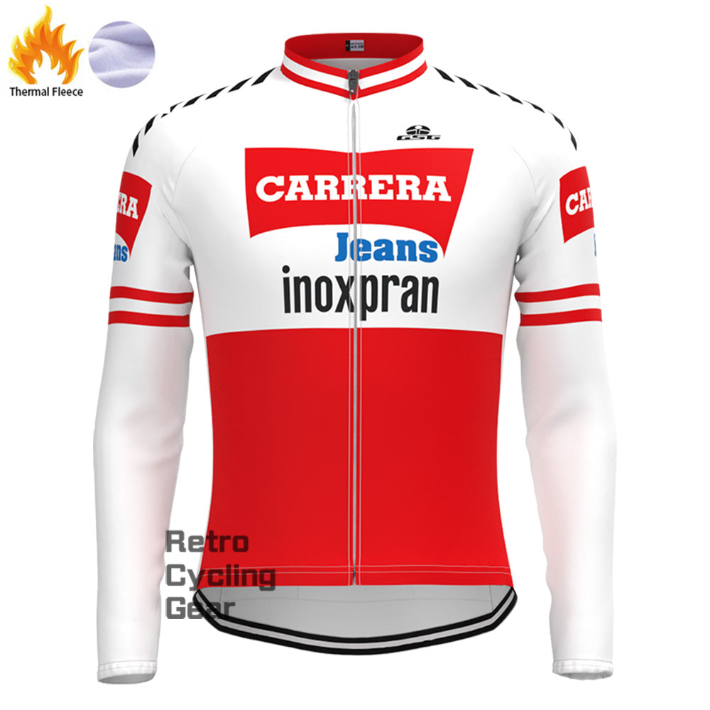 1984 CARRERA Fleece Retro Long Sleeves Jerseys