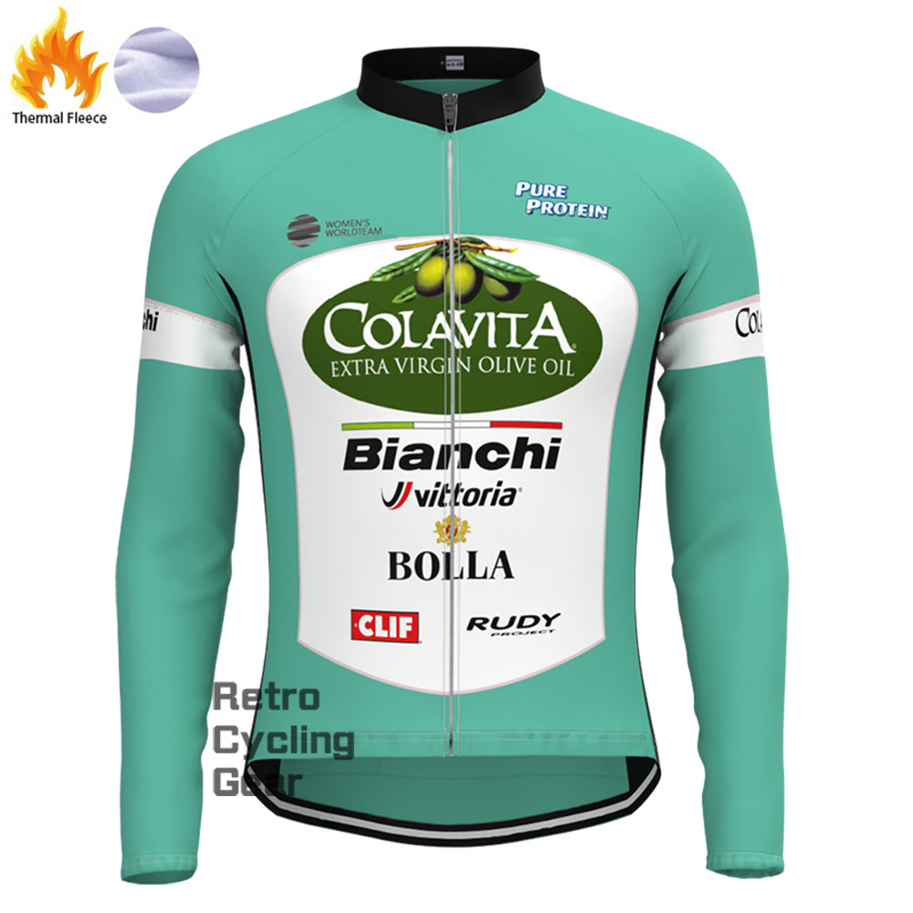 2017 Bianchi Fleece Long Sleeves Jerseys