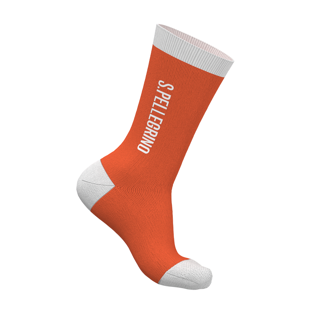 Orange S.PELLEGRINO Retro Cycling Socks