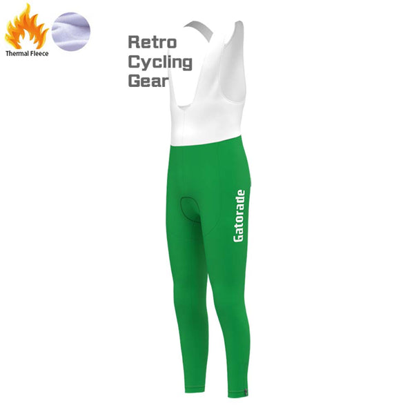 1992 Gatorade Fleece Retro Cycling Bib Pants