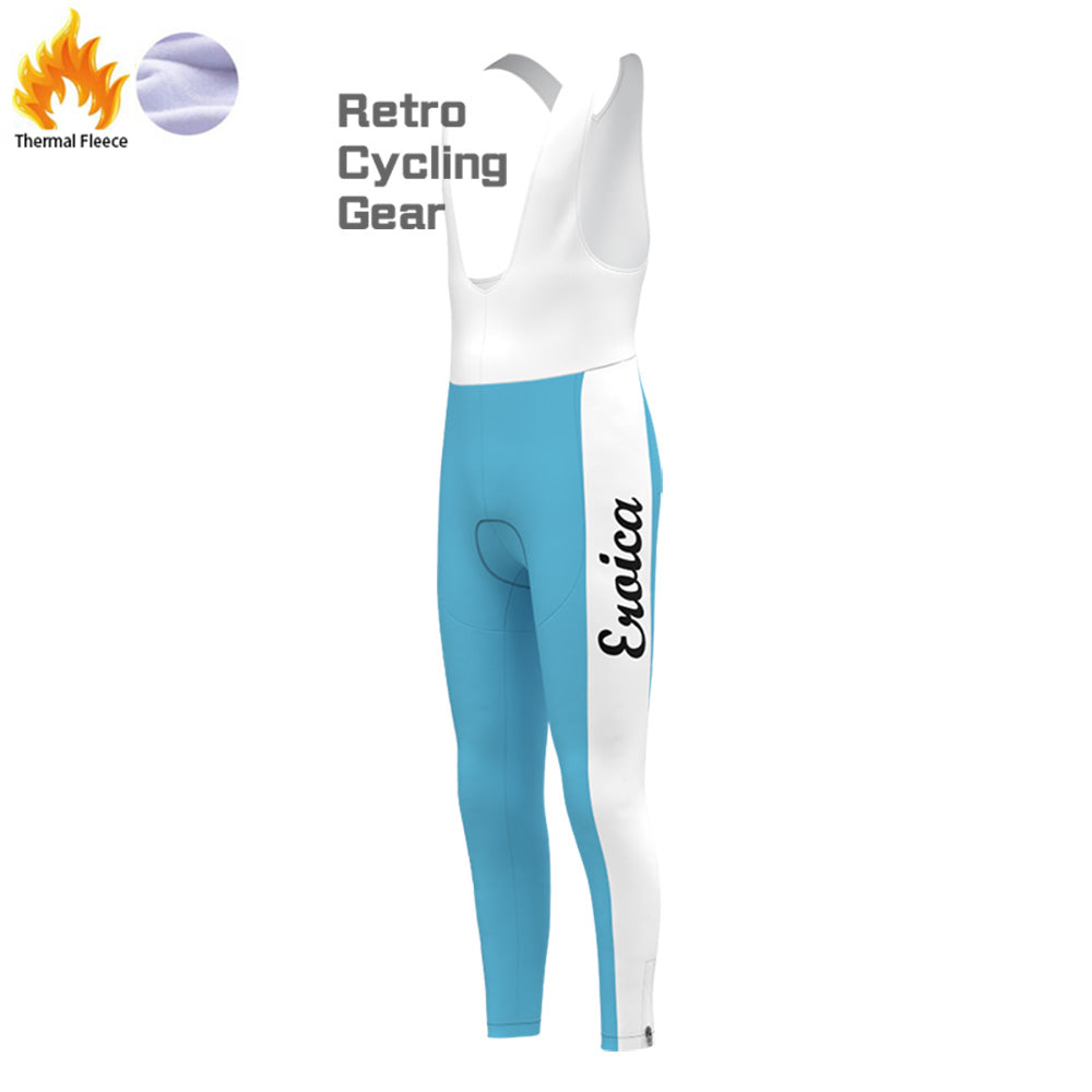 Eroica Fleece Retro Cycling Bib Pants