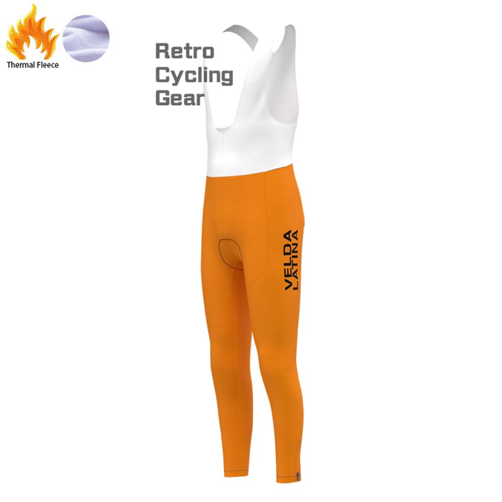 VELDA LATINA Fleece Retro Long Cycling Kits