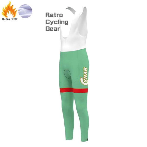 1965 CYNAR Fleece Retro Cycling Bib Pants